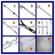 electric power Line hardware construction fitting steel rope stay rod bar steel monopole fit accessories